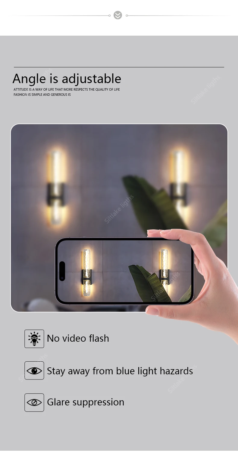 Modern outdoor LED wall lamp luxury wall lamp living room bedroom bedside background lamp home decoration special wall lamp