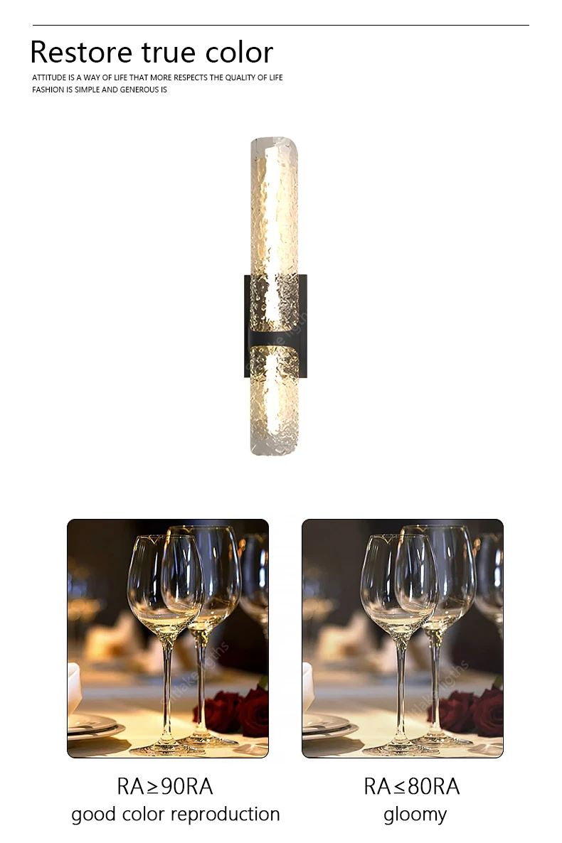 Modern outdoor LED wall lamp luxury wall lamp living room bedroom bedside background lamp home decoration special wall lamp