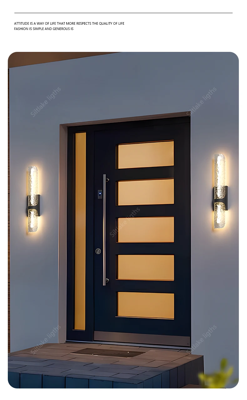 Modern outdoor LED wall lamp luxury wall lamp living room bedroom bedside background lamp home decoration special wall lamp