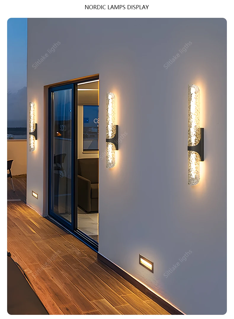 Modern outdoor LED wall lamp luxury wall lamp living room bedroom bedside background lamp home decoration special wall lamp