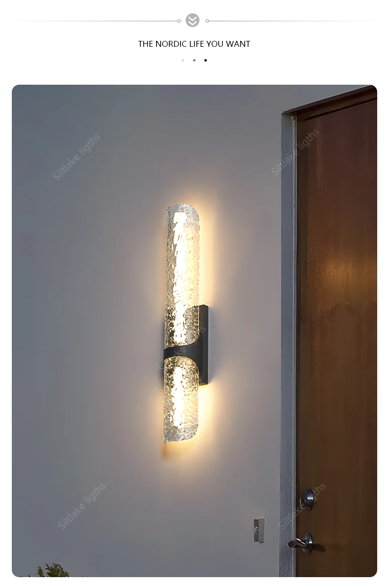 Modern outdoor LED wall lamp luxury wall lamp living room bedroom bedside background lamp home decoration special wall lamp