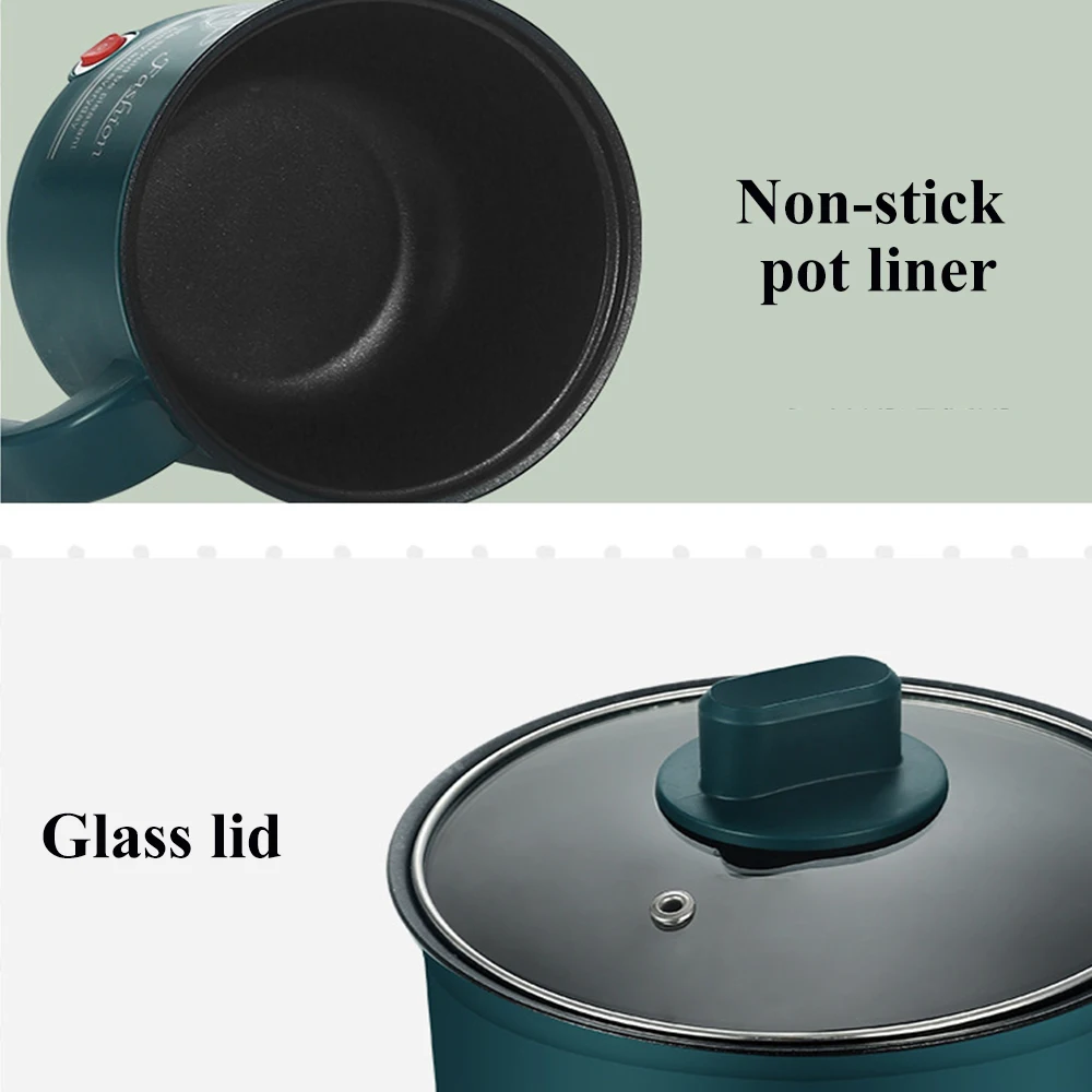 220V Electric Rice Cooker With Stainless Steel Steamer Multifunctional Kitchen Cooking Pot Non-stick Pan Hot Pot BBQ Home Use